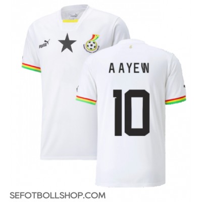 Billiga Ghana Andre Ayew #10 Hemma fotbollskläder VM 2022 Kortärmad